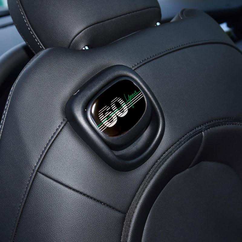 Union Jack Rukojeť opěradla sedadla 3D nálepka Epoxidová dekorativní nálepka Ochranná fólie pro Cooper One F56 Příslušenství