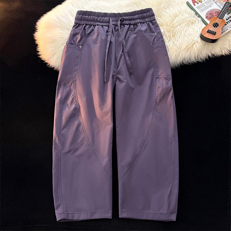 Men's Summer American Retro Loose Straight Leg Casual Pants