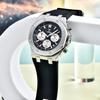New TYBERLEY Luxury Men's Quartz Watch Sports Chronograph Luminous Waterproof Fashion Watch Men Silicone Grid Literal +BOX