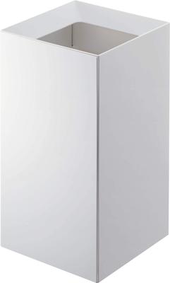 Yamazaki 4492 Trash Can White Approx. W18XD18XH33cm Tower Tower Trash Can Slim Bag Invisible