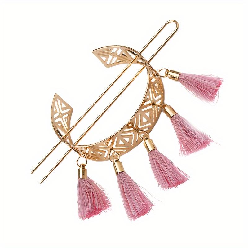 [Retro Tassel] Floral Hollow Retro Tassel Hairpins | Hair Accessories