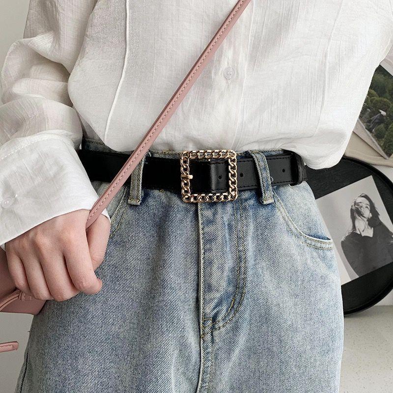 Fashionable Twisted Versatile Buckle Belt For Women Ideal For Seasonal Outfits