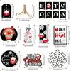 17 Pcs/set, Christmas, Tiered Tray Decorations, Hot Cocoa Bar Supplies, Christmas Signs, Winter Tiered Tray, Decorative Set