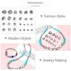 10-50pcs/pack Popular High Quality Plated White K Loose Irregular Spacer Beads DIY Necklace Bracelet Jewelry Accessories For Jewelry Making Handmade