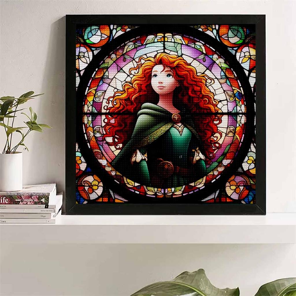 Disney 5D Diamond Painting Princesses Cross Stitch Mosaic Kit Home Decor Wall Sticker DIY Handmade Gift