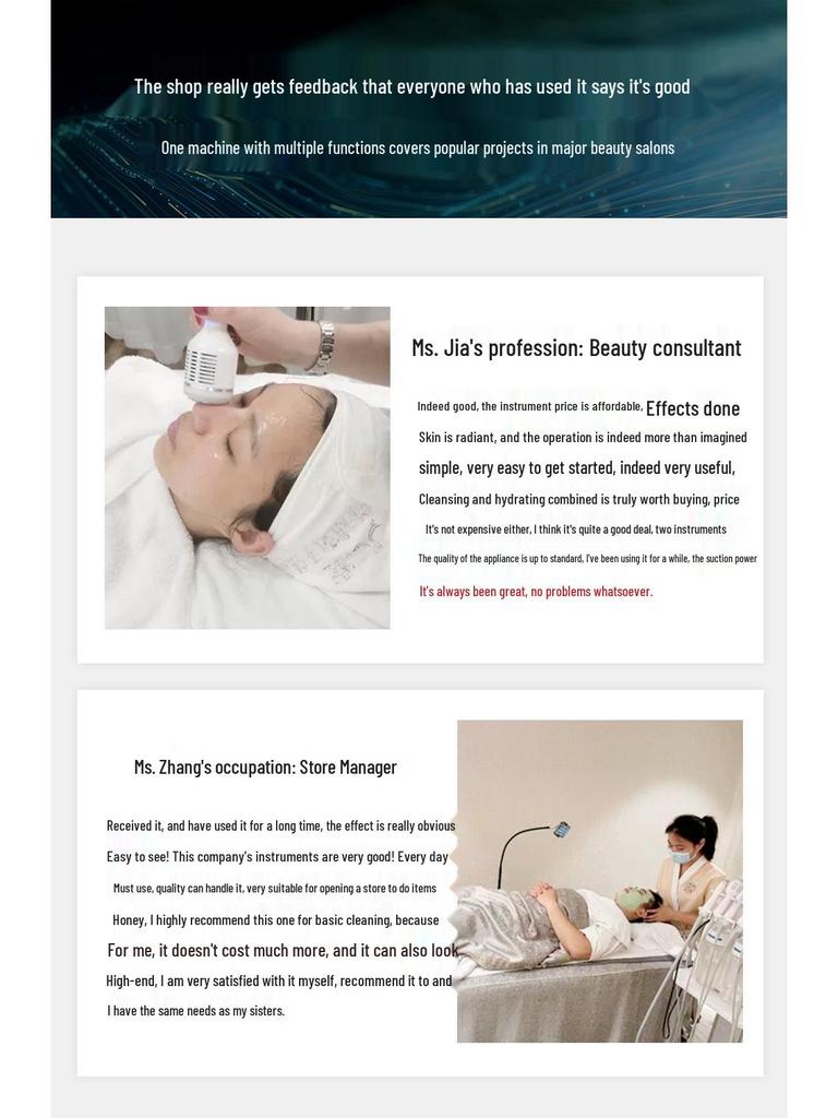 Hydrogen Oxygen Skin Care Instrument: Deep Cleanse, Oxygen Infusion & Blackhead Removal for Beauty Salons