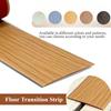 1PC 1M/2M PVC Wood Floor Transition Strip Edge Closing Strip Self-adhesive Seam Strip Flat Buckle Dge Pressing Threshold Strip