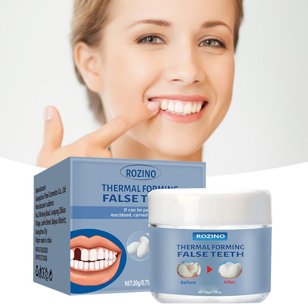 Moldable False Teeth, Tooth Repair Granules, Tooth Beads, Temporary Filling for Rooth, Broken Tooth Repair Kit, Thermal Fit 2027
