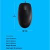 Logitech M110 Wired USB Silent Symmetrical Mouse