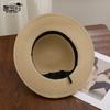 Lace pearl yarn with sun hat summer outdoor outing seaside beach big brim sun protection straw hat children