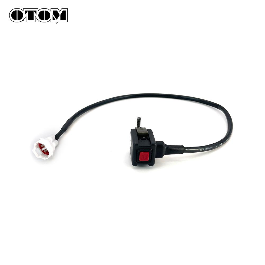 

Motocross Horn Button Engine Starter Kill Switch Commonly Open Electrical Converter For KTM Honda Yamaha Kawasaki ATV Universal Red-OFF