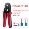 HSC8 6-4/6-6 Electrical Ferrules Tool Self-adjustable Wire Crimper  for Household DIY Use