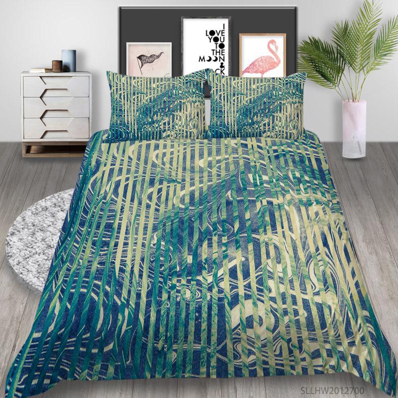 3D Color Pattern Graphic Printing Bedding Single Double Bed Full Size Vintage Pattern Pillowcase and Quilt Cover 2 or 3 Comfortable Home Decoration
