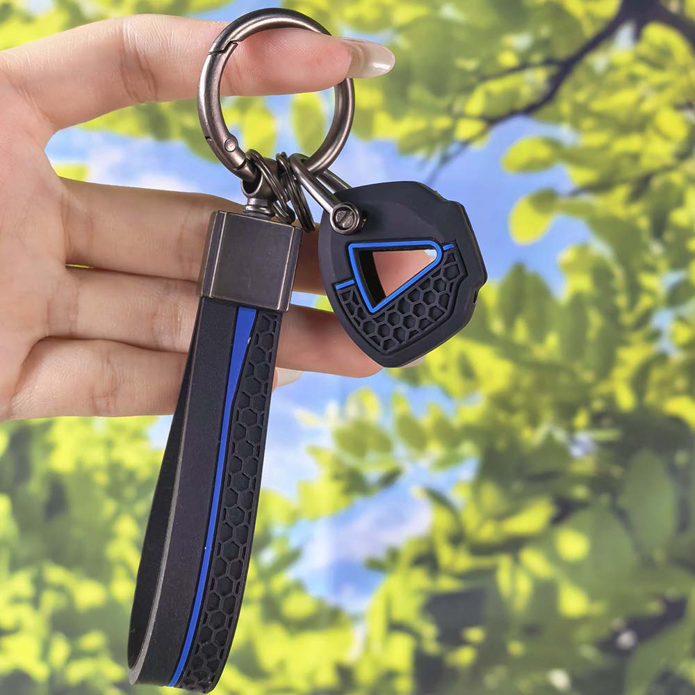 Silicone Car Key Cover Case Shell with keychain for Kawasaki motorcycle Ninja Series Z Series Adventure