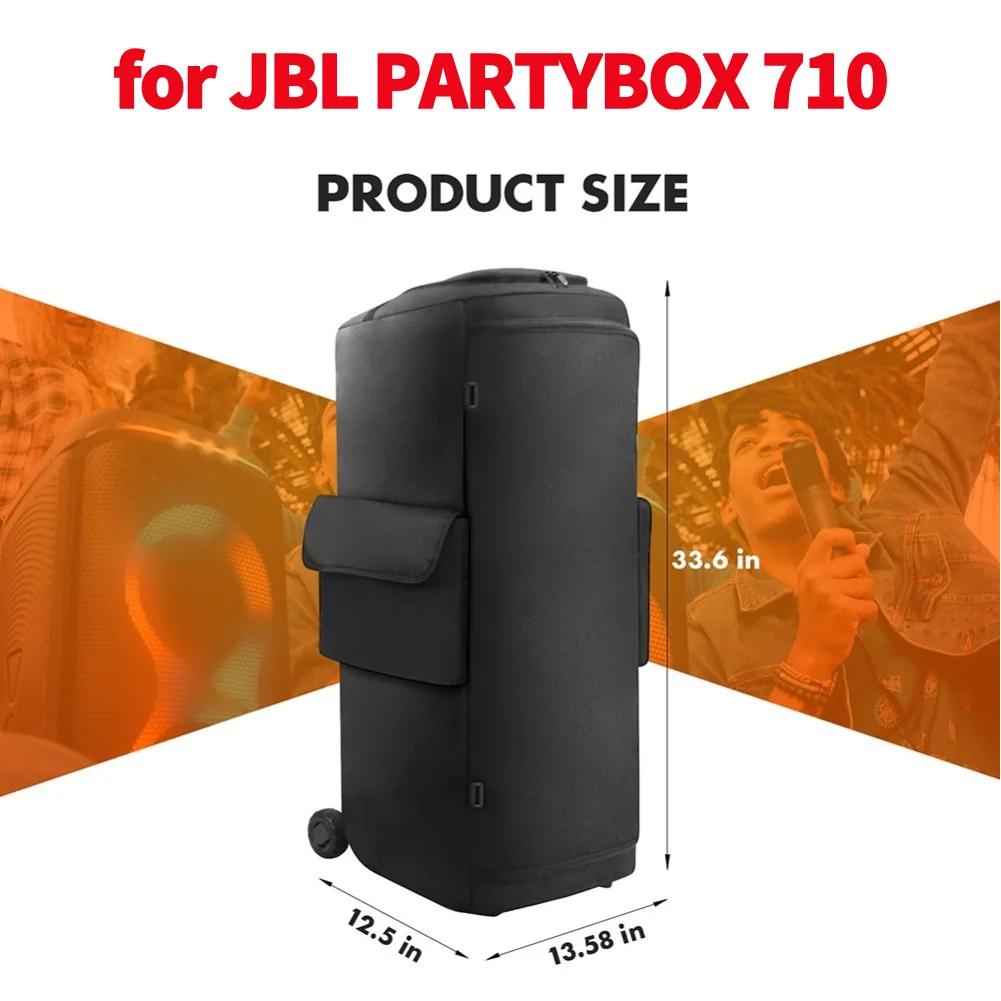 Speaker Dust Cover Waterproof Speaker Protective Cover Double-Sided Storage Bag for JBL PARTYBOX 310/320/110/120/520/710/1000