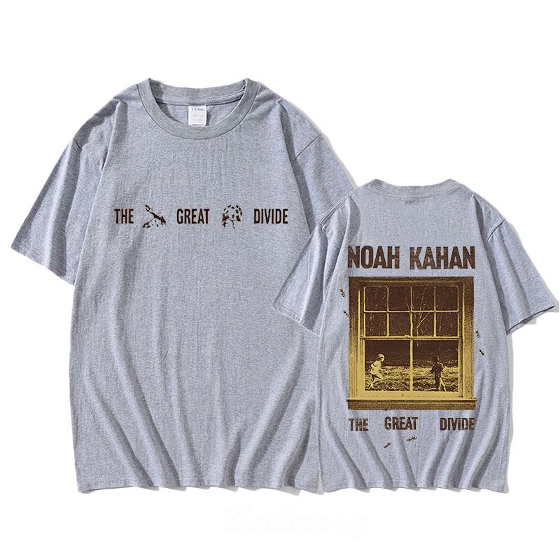 Noah Kahan T-Shirt 100% Cotton Short Sleeve Round Neck Tees Women Men Casual Fashion Tees Graphic Printing Tops Summer