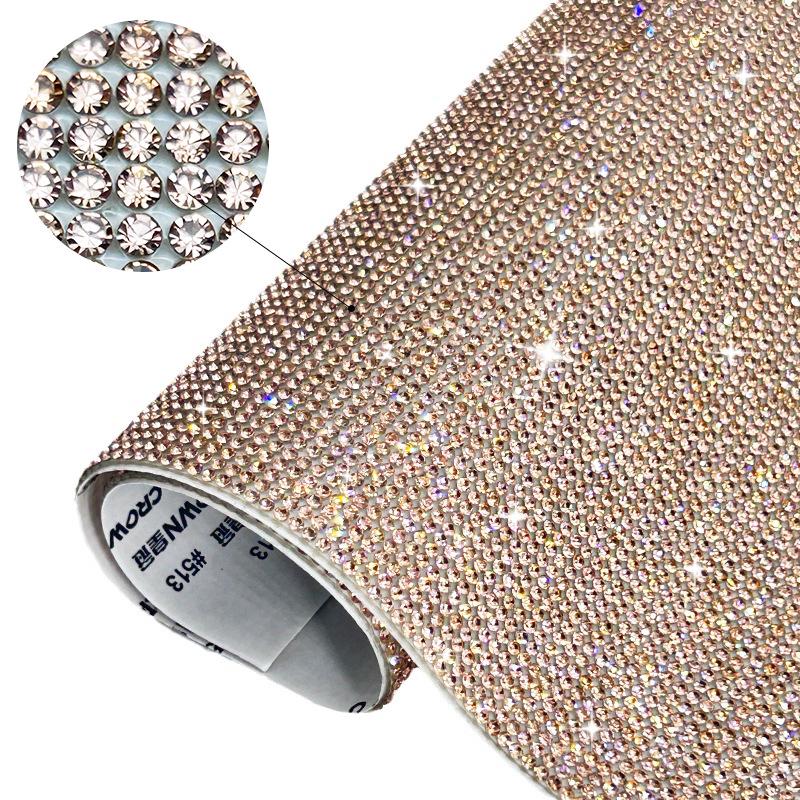 Self-Adhesive Rhinestone Sheets for DIY Car Decoration and Jewelry