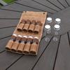 9pcs Spice Jar Set Food Seasoning Bottle Condiment Container With Canvas Pouch Holder For Outdoor Camping Picnic Kitchenware Accessory.