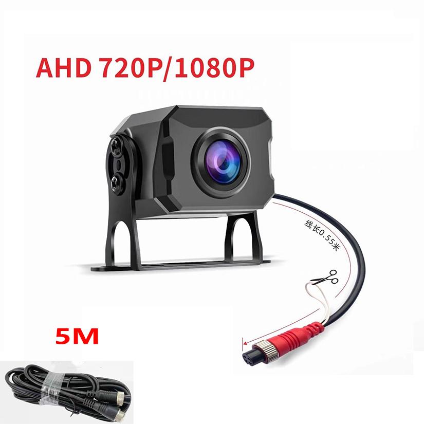 170° AHD 1080P Car Rear View Camera for Truck Monitor Paking Easy Installation 12-24V Bus Night Vision Reversing Camera