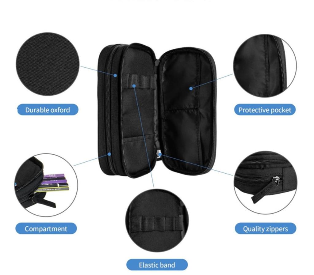 Minecraft Ołówek Duży Idealny do Szkoły Podstawowej i Prosty Świetny Prezent na Rozpoczęcie Szkoły lub jako Prezent dla Chłopców i Dziewczynek Etui, Pojemność,