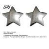 Star Hair Accessories 1 Pair Hairpins Five-Pointed Shape Clips Metal Sturdy Texture Side Bang Pins Fade-Resistant Accessory Small Decorative