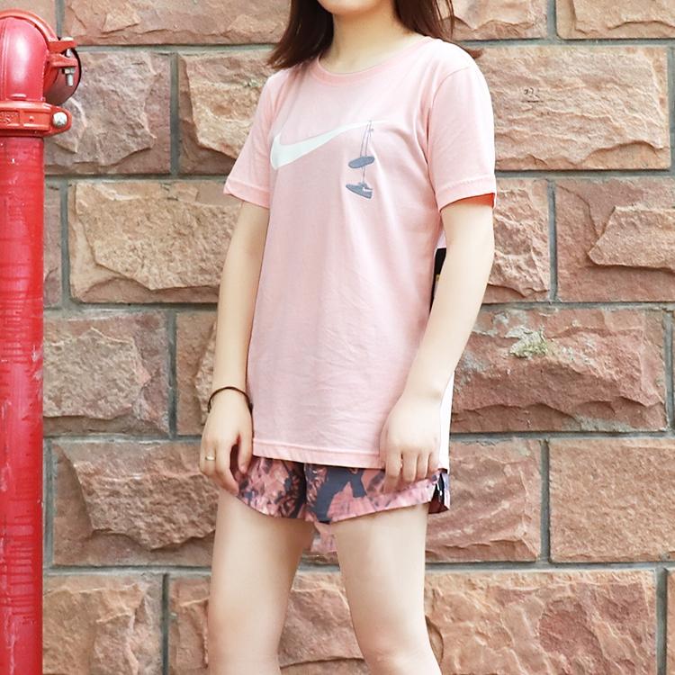 New Nike T Shirts Women's Orange Pink 923335-646