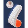 1 Paar Hochelastische Latex-Einlegesohle, Atmungsaktives Stoßdämpfendes Polster zur Unterstützung des Fußgewölbes, Orthopädisches Design, Vielseitige weiche Einlegesohle für Sport und täglichen Gebrauch