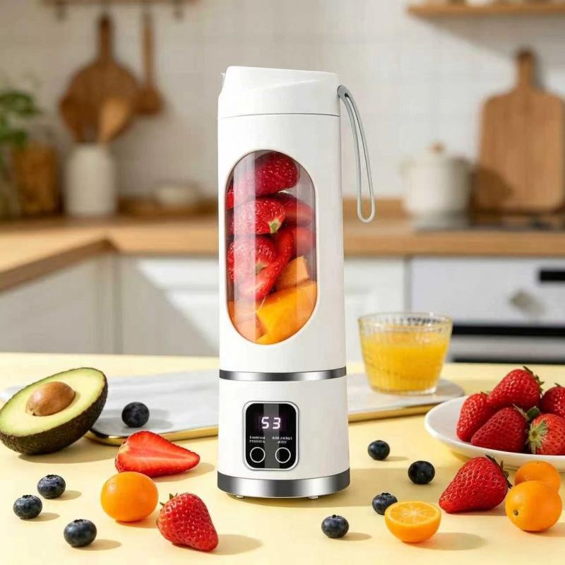 Piccolo Estrattore di Succo per Uso Domestico - Estrattore di Succo Portatile Completamente Automatico Cell-breaking per Estrarre Succo, Ricarica e Funzionamento Senza Fili