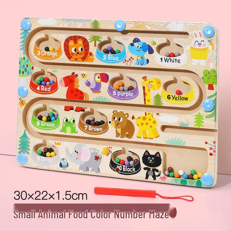 CPC Tre Magnetisk Labyrint Tellerbrett Leke for Barn - Pedagogisk Leke med Magnetisk Penn og Kuler