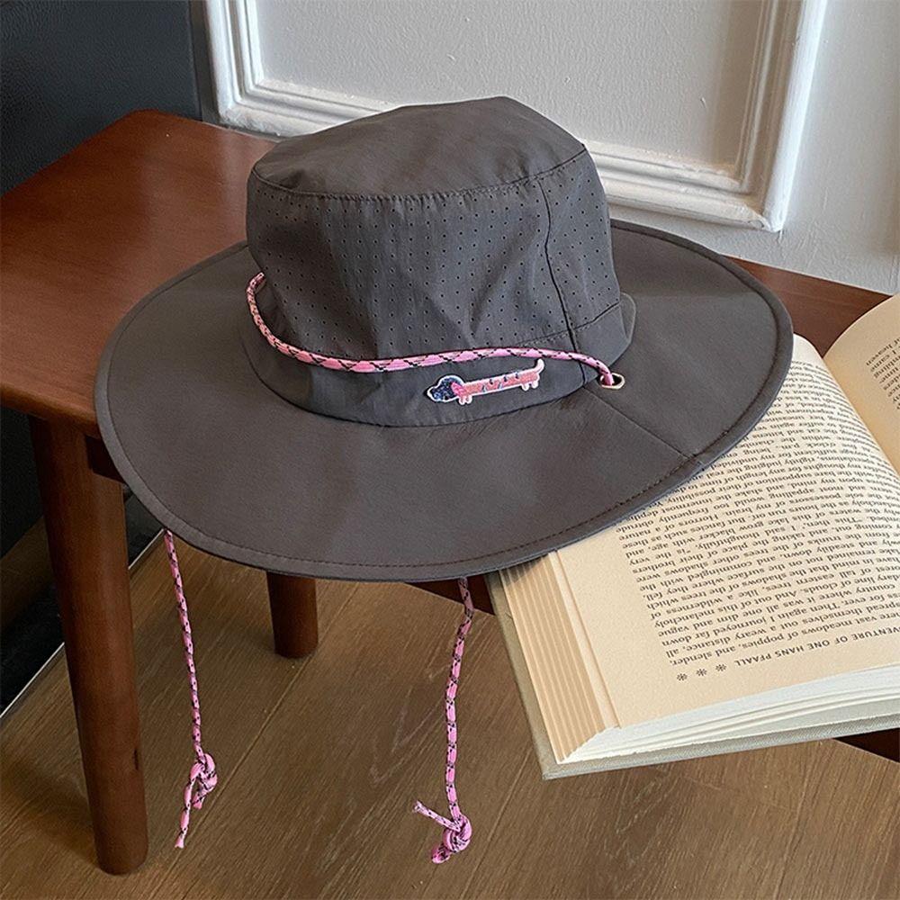 Sun Protection Fishing Caps Sunscreen Bucket Hats High Quality Bucket Hat  For Outdoor Camping