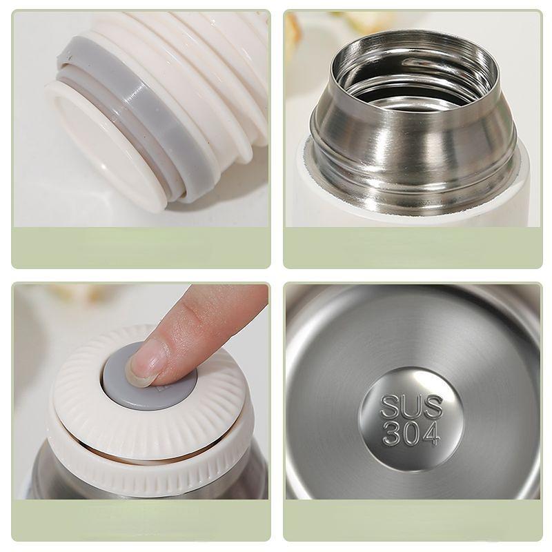 Large Capacity Insulation Cup 500ml Vacuum Flasks Portable Stainless Steel Thermos Cup Water Bottle Travel Tea Mug Office Thermos Cup