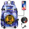 American Drama Cobra Print USB Teen Student Schoolbag Men and Women Leisure Large Capacity Travel Backpack