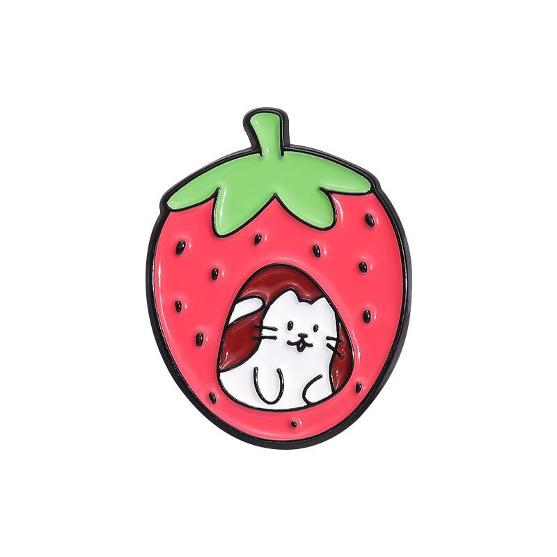 Premium Cartoon Quality Fruit Themed Brooches With Creative Designs For Men Women And
