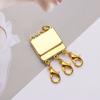 Chiusura Magnetica per Collana a Strati Colore Oro Argento Connettore Magnetico per Bracciale a Strati Collana Gioielli Fai da Te