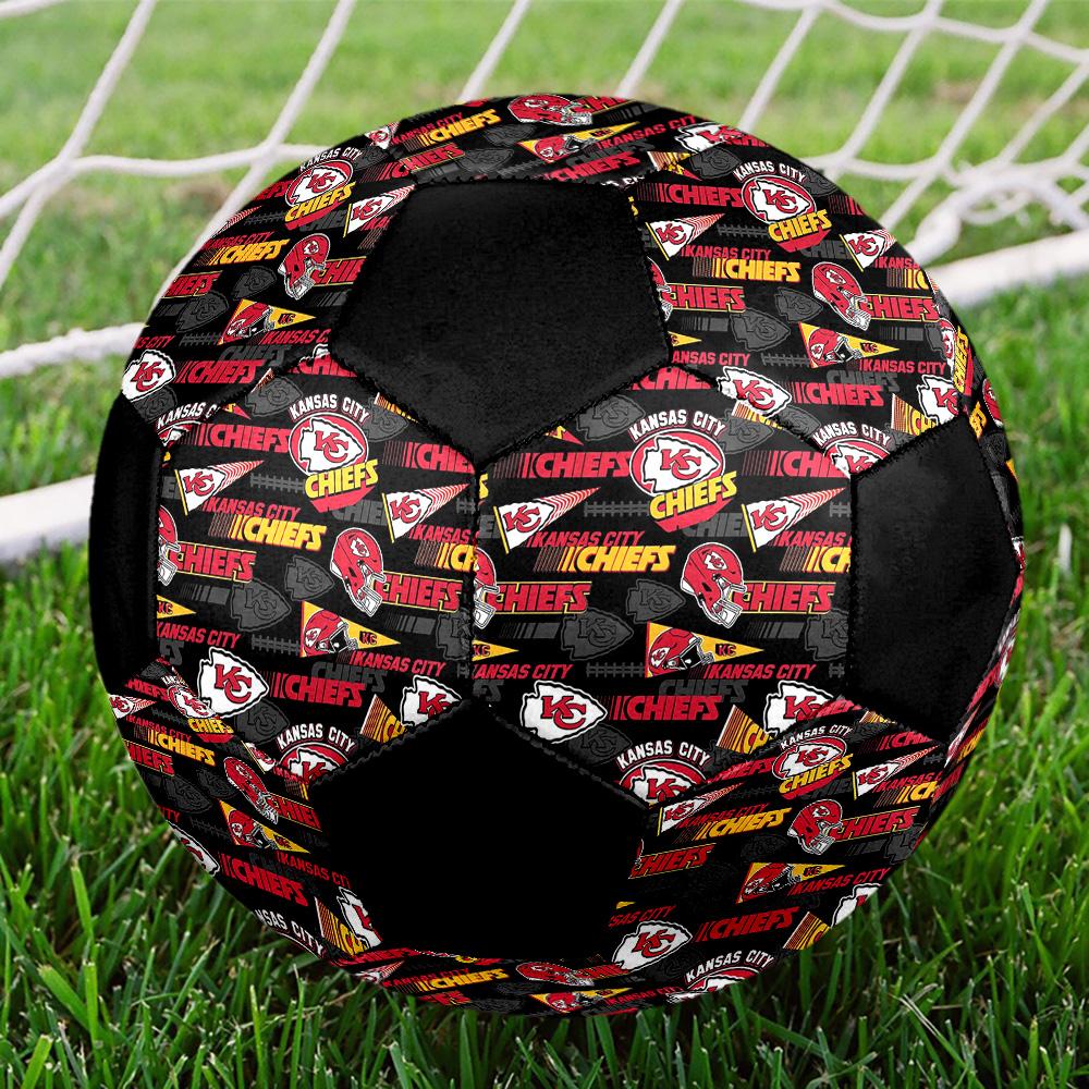 Kansas City Indoor Soccer Ball Colorful All Ages Size 5 Machine Stitched PVC Competition Ready Durable High-Bounce