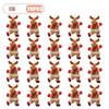 Christmas Hanging Ornaments Cute Fabric Dolls Santa Snowman Reindeer Bear Decorations for Christmas Tree Holiday Party Gift