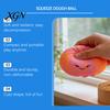 Anxiety Relief Steamed Bun Toy Smiling Stress Ball Anti-Anxiety Cartoon Dumpling Squeeze Soft Simulated Dough Fidget Sensory