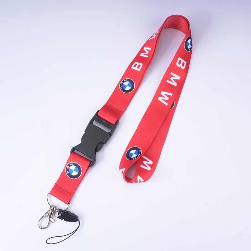 QDSY1 Gift Pendant Keychain Neck Strap Lanyard Motorcycle Car Mobile Phone Keychain Accessory For BMW F30 F10 E90 F20 E46 E60 E70 E39