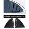 1 Set For Mercedes-Benz A-Class W205 2015-2021 Rear Window Side Shutter Louver Cover Trim ABS