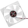 80mm LED Light 12V 4Pin Mute PC Case Cooling Fan Computer Cooler Blue
