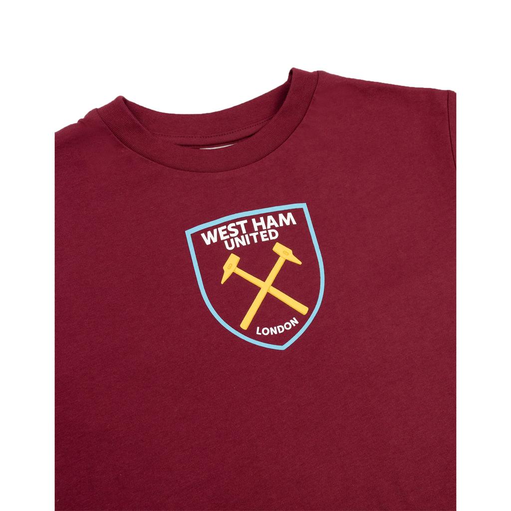 West Ham United FC Boys Crest Long Pyjama Set