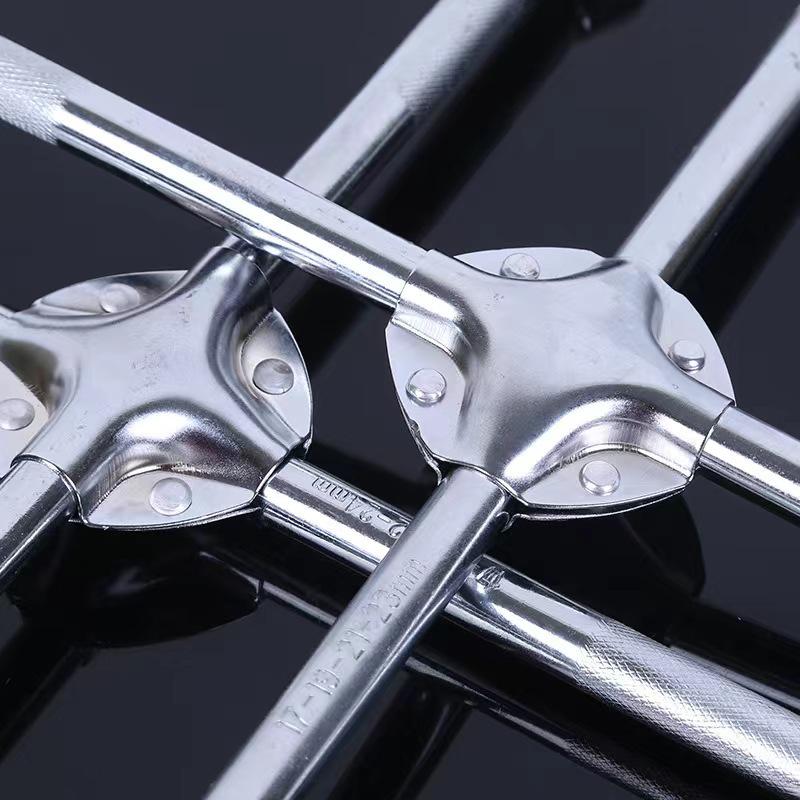 4-Way Car Tire Wrench - Extended Labor-Saving Disassembly Tool