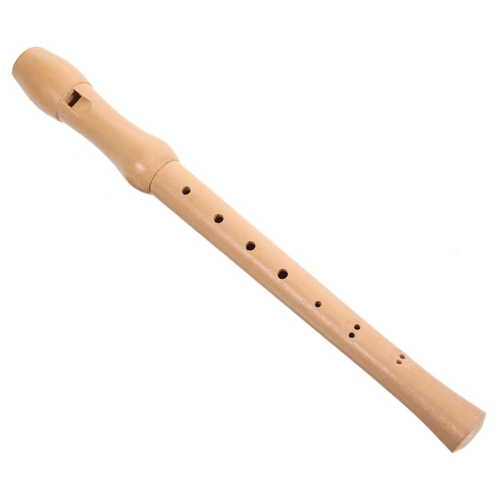 Ibasenice Wooden Soprano Vertical Musical Instrument for Exquisite Perfect for Practice 8-Hole Recorder, Flute, Beginners, Craftsmanship, Portable,