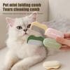 Foldable Cat Comb Flea Dirt Removal Cat Comb Reduce Shedding Versatile Pet Hair Comb Pet Grooming Tools