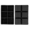 6 Grid Large Ice Cubes Maker Square Ice Cubes Tray Silicone Ice Mold Party Bar Accessories