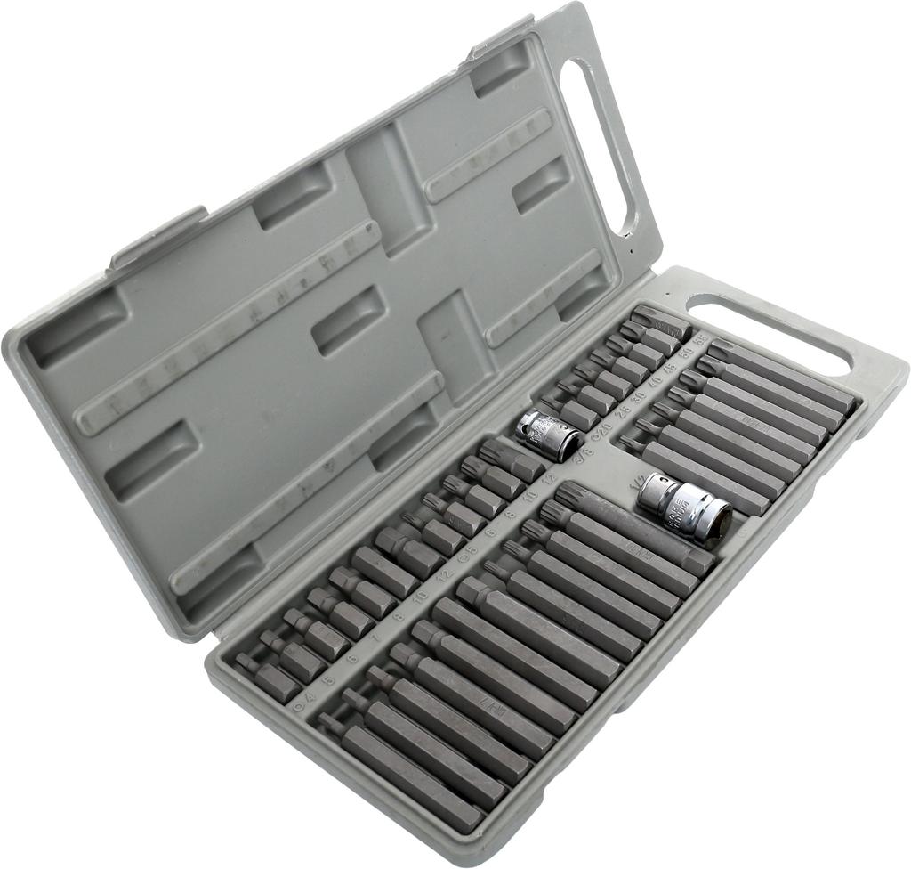Set of specialized bits HEX, TORX, SPLINE 40 pcs. KD10219