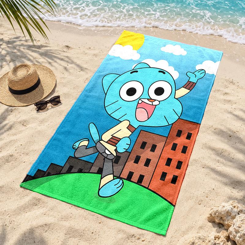 Gumball Microfiber Beach Towel Quick Dry Sand Free Lightweight Beach Towels for Travel Swimming Camping