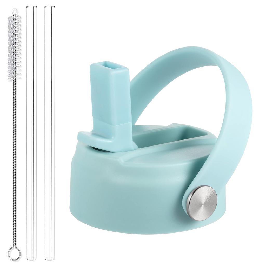 Straw Lid for Wide Mouth Water Bottles