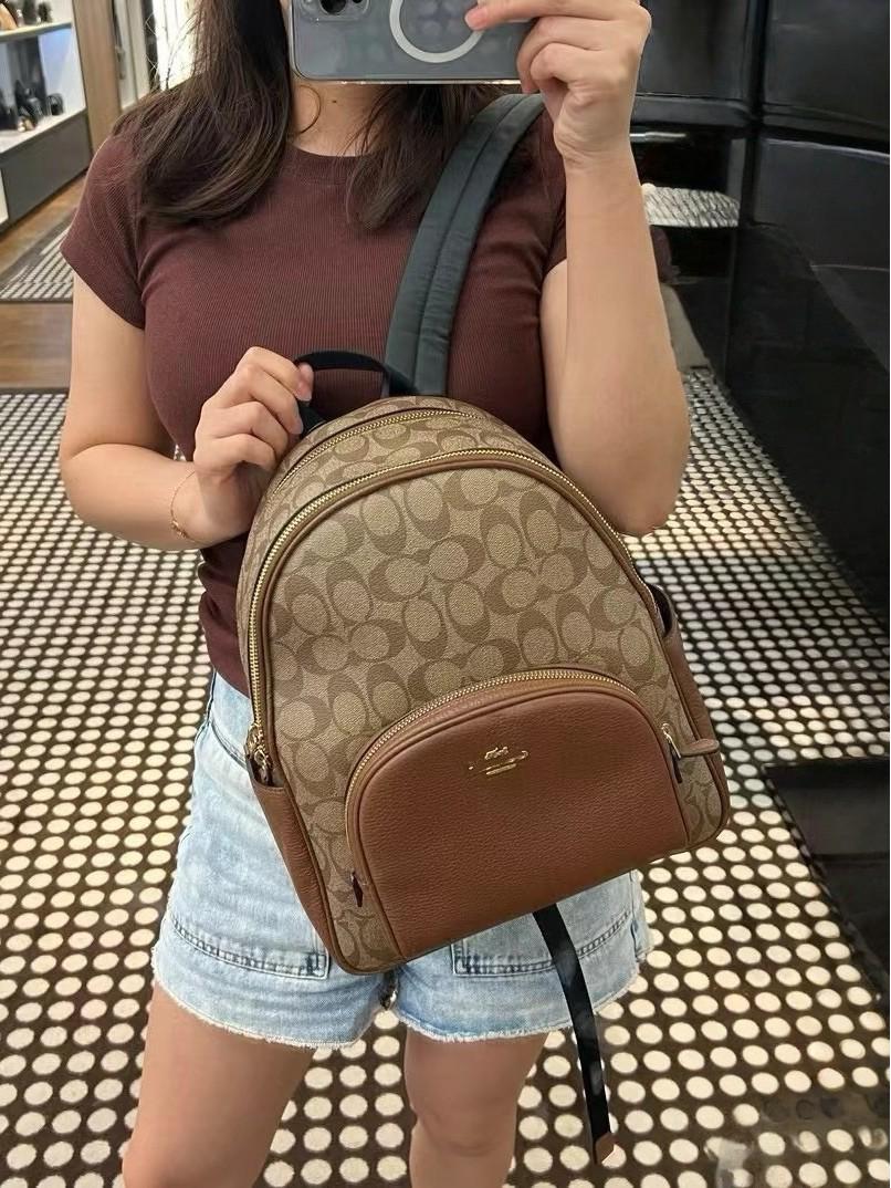 

Женский винтажный рюкзак Koujia Court27 из натуральной кожи - Повседневная дорожная сумка большой вместимости Black Coffee