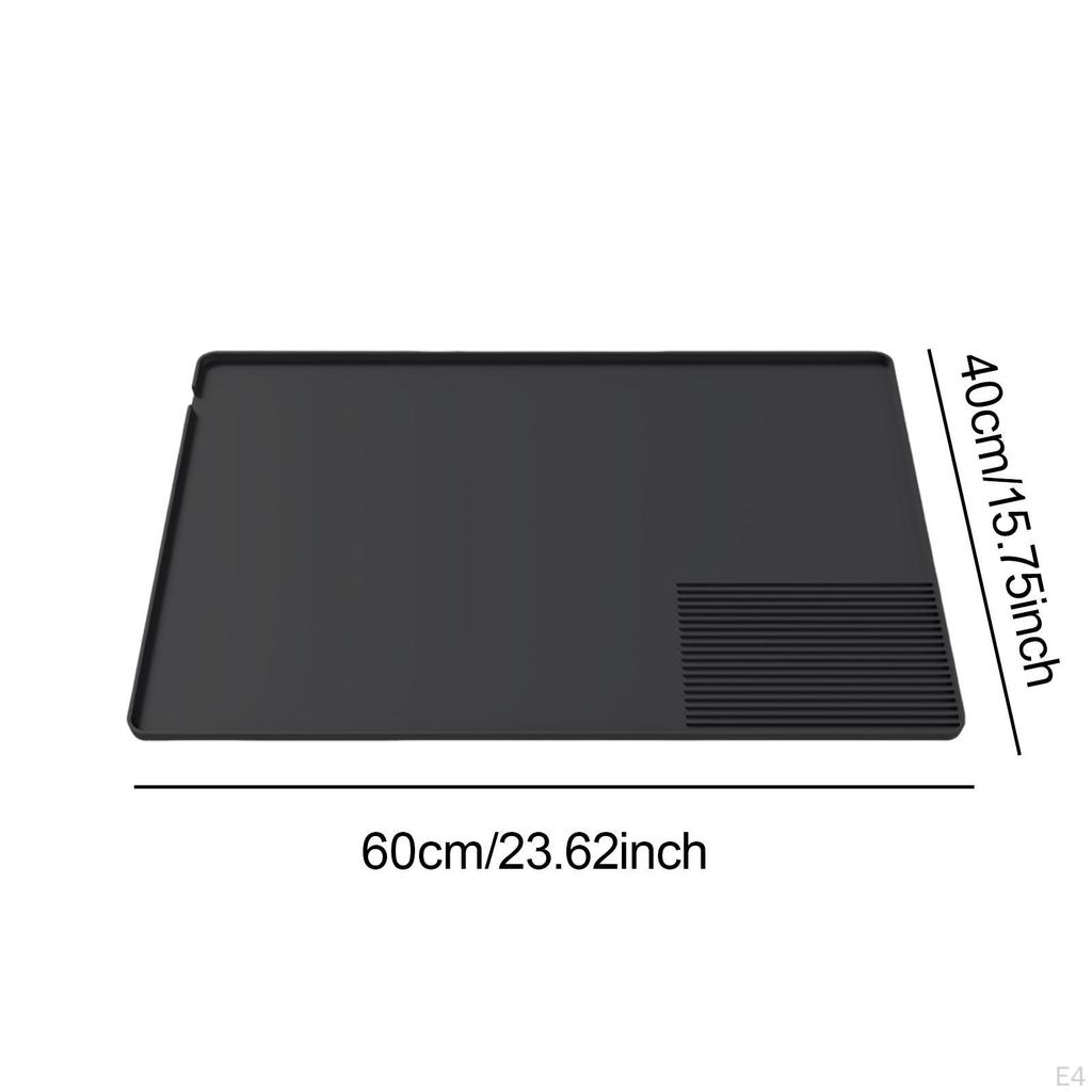 Coffee Tamper Mat Machine Silicone Reusable Washable Anti Slip Tamp Station Pad for Bar